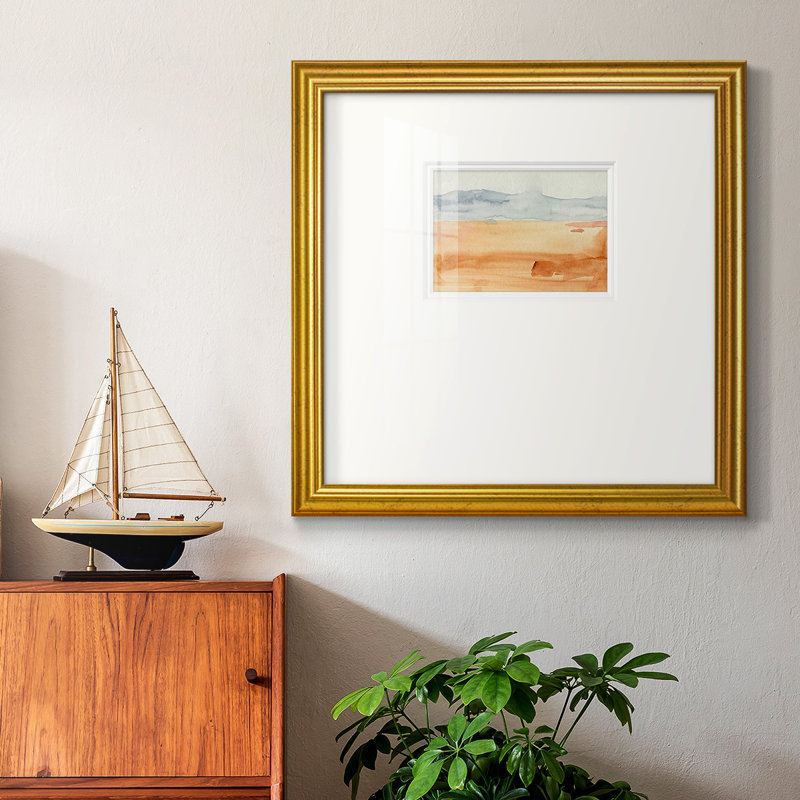 «Ash Blue Horizon», impression encadrée, L 17 po x H 17 po