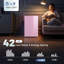 Mini congélateur 2,1 pieds cubes avec porte réversible, 2 tablettes, rose-137885134