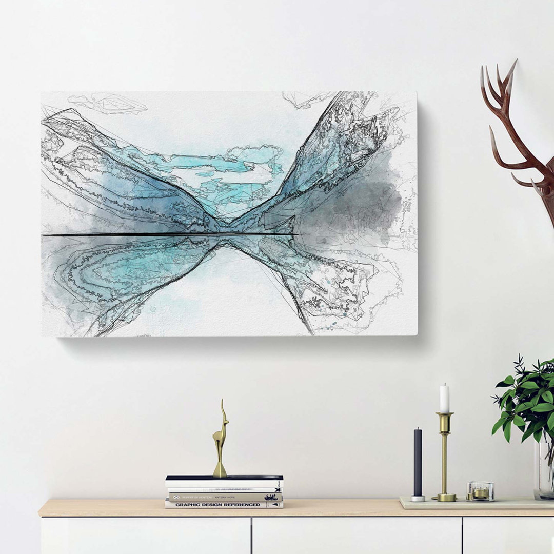 Lake Louise In Canada In Abstract - Wrapped Canvas