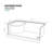 60" W x 32" D Single Threshold Shower Base with Seat-92409644
