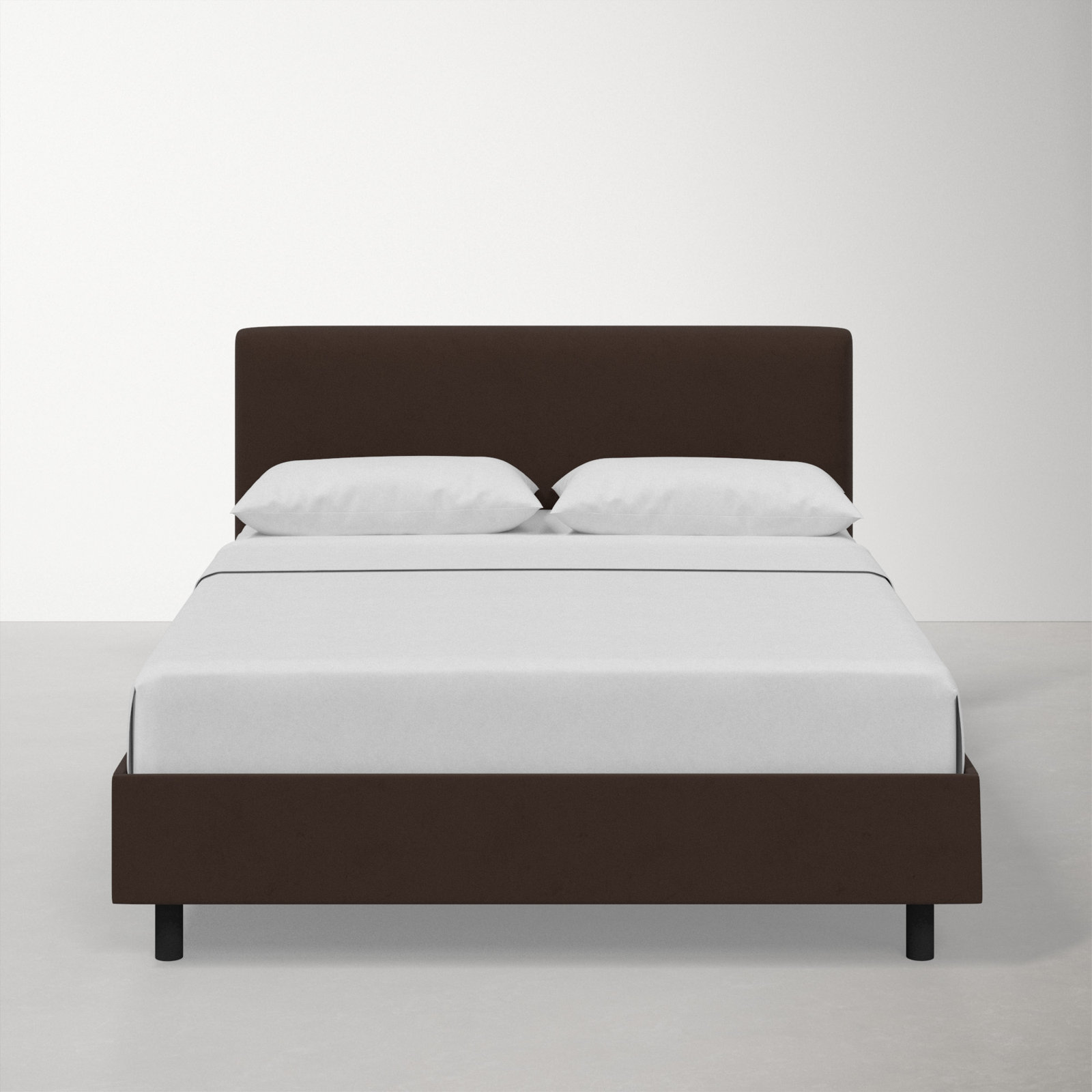 Eisley Upholstered Bed, King, Classic Chocolate Velvet