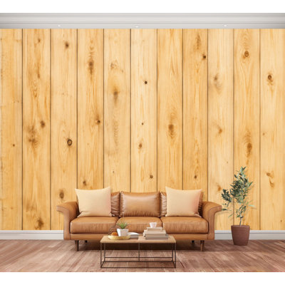 Wall Mural Peel and Stick Wallpaper Generated Wood Plank Self-Adhesive Removable Contact Paper Wall Decor for Living Room Bedroom 100"H x 144"W