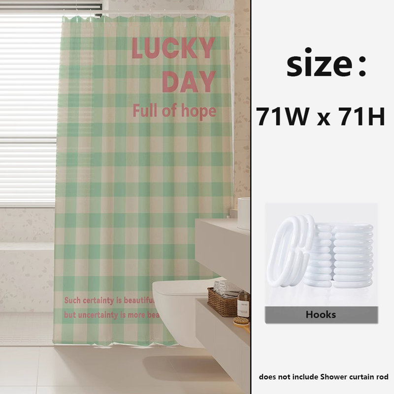 Rideau de douche en polyester