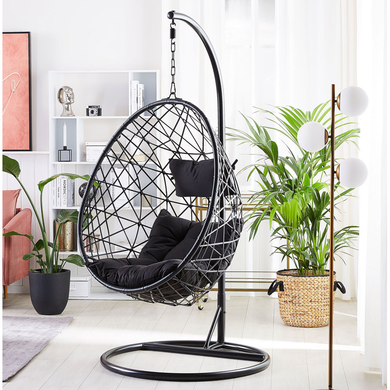 Rex Rattan Swing Chair with Stand