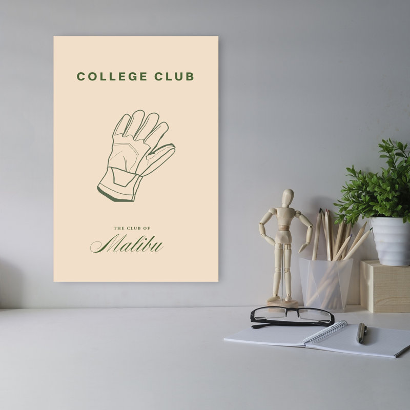 Glove Of Malibu Classic Elegant Minimalist Architecture Wall Art Print 1 Piece Wrapped Canvas Wall Art, 45.72cm H x 30.48cm W