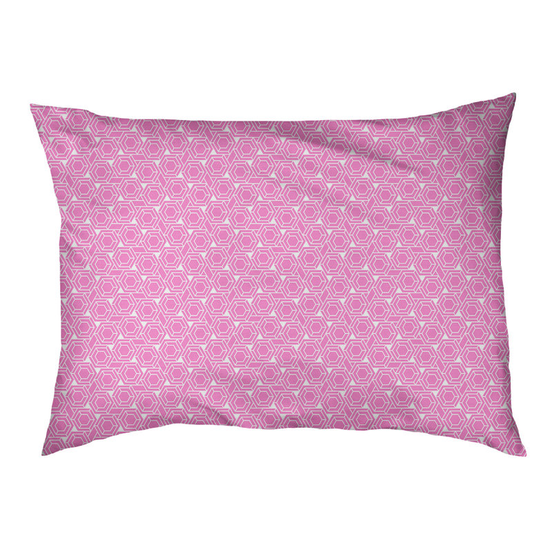 Coussin d'extérieur pour chien Byrge, Moyen (L 29,5 po x P19,5 po x H 9,5 po), Rose pastel