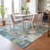 Machine Washable Indoor/Outdoor Boruta ACN2246 Geometric Rug