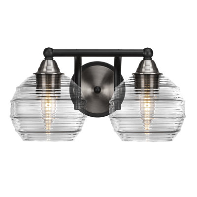 Barre d'éclairage de salle de bain 2 lumières Michell
