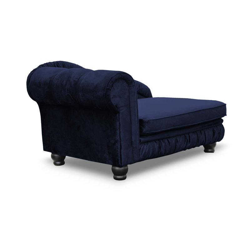 Alana Polyester Pet Bed, Navy blue