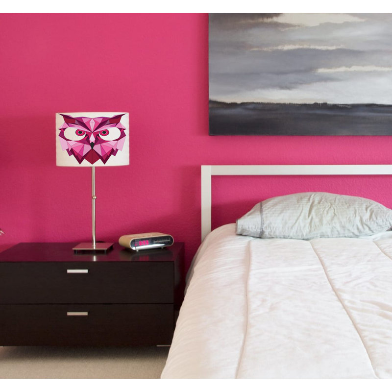 Adhésif décoratif polygonale hibou, H 10 po x l 10 po