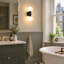 Sharissa 2-Light Black Armed Sconce