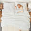 Ensemble d'édredon 3 pièces à volants roses, literie toutes saisons en microfibre douce, style champêtre français rétro-125902251-125902255
