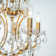 18'' 5-Light Classic/Traditional Lighting Fixture Antique Gold Ornate Crystal Chandelier