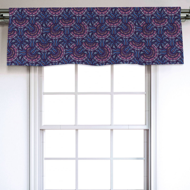 Sateen Ruffled Window Valance