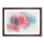 Eye of a Red Poppy Flower in Abstract - Picture Frame Graphic Art Print-55726797-55726799