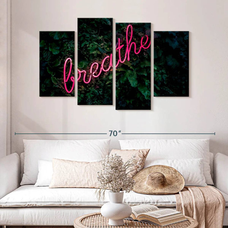 Enseigne néon Tergel Breathe