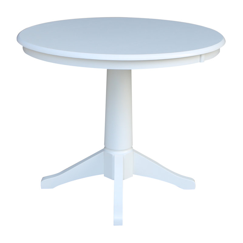 Table de salle à manger Imilia, Blanc, H 29,9 po x L 36 po x l 36 po