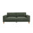 Corduroy Upholstered Square Arm Sofa With Wooden Legs-137097050