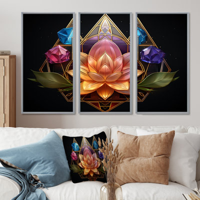 Irlande - ensemble d'impression d'art mural Lotus