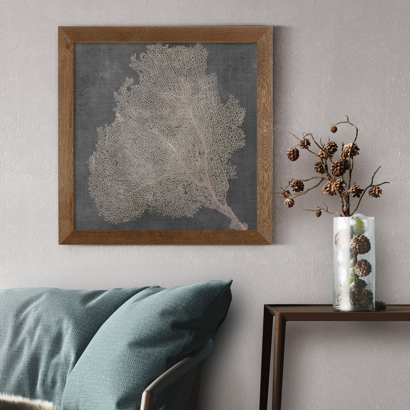 Nuit trouble, reproduction d’art encadrée, H 35,5 po x l 35,5 po x P 1,5 po, Toile avec cadre érable, Pas de tapis