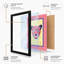 Magenta Wildcat Modern - Framed Print-2039445698-2039445727