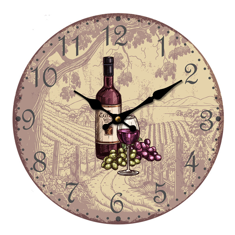 Coonrod Medium Density Fiberboard (MDF) Wall Clock