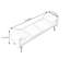 Banc de rangement pour tabouret supérieur et confortable-100721702