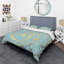 Golden Marble Design I - Ensemble de housse de couette abstrait Glam - Microfibre de polyester-40702615