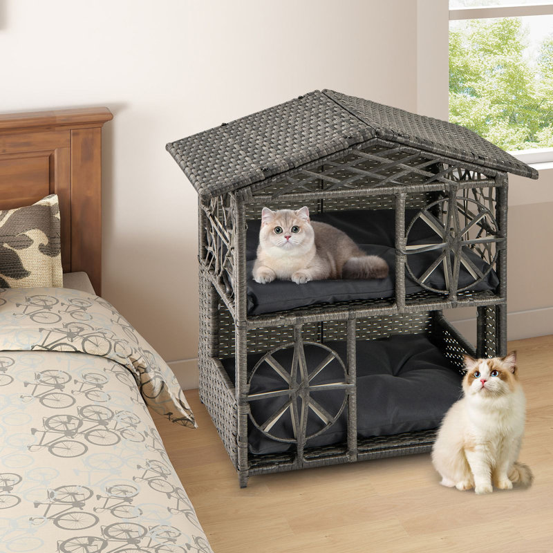 Cat House With Cushions
