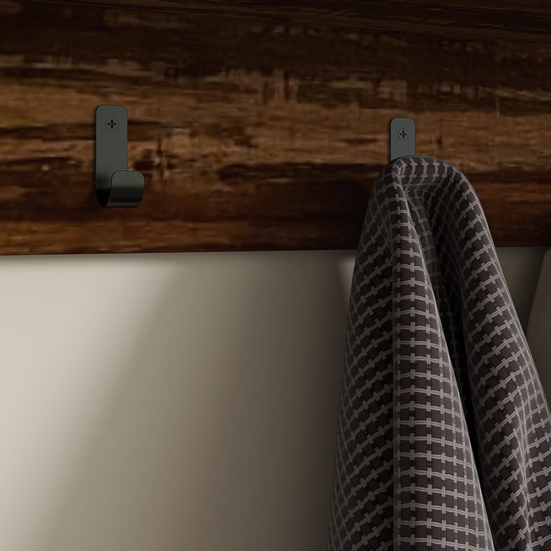 2-In-1 Coat Rack Shoe Bench Set, 5-Hook Hall Tree With Bench And Shoe Storage For 10 Pairs Of Shoes For Entryway, Hallway, Brown