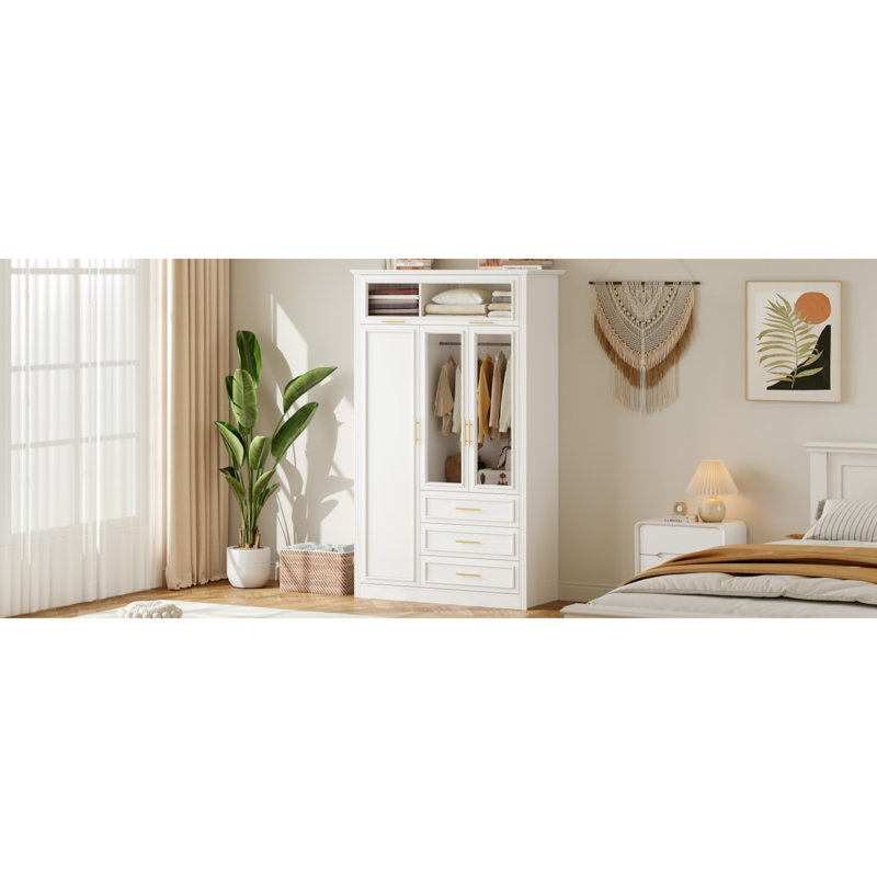 Rangement lumineux pour chambre à coucher à DEL