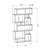 Delayna Geometric Bookcase-1631768008