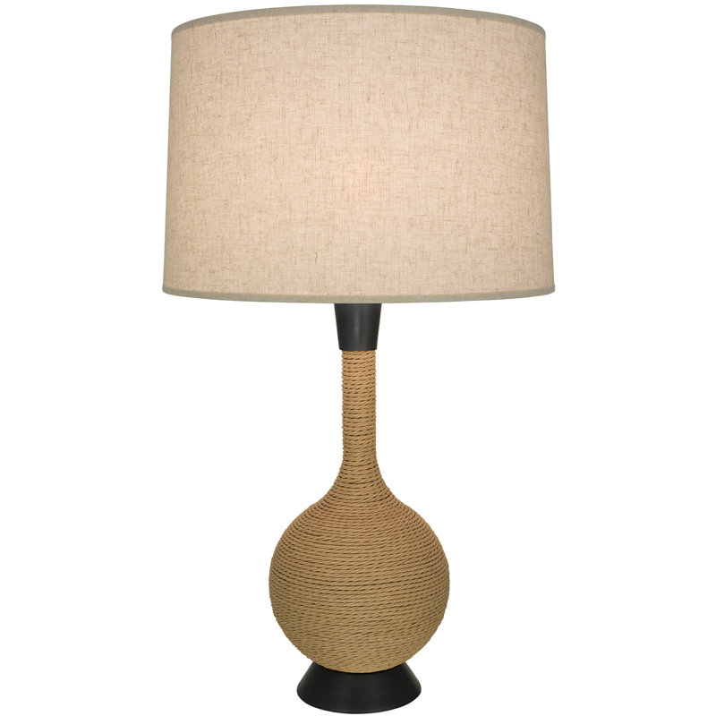 Hatteras Table Lamp, Cream, Brown/Black