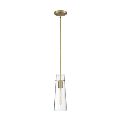 Luminaire suspendu cylindrique 1 lumière Gallen