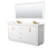 72'' Double Bathroom Vanity with Quartz Top with Mirror-92723724-97987510-97987507