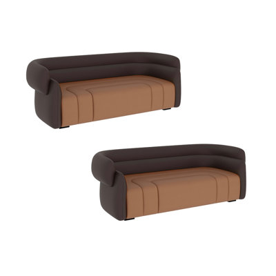 Faux Leather Upholstered Bench