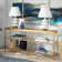 Alexis 162.6cm Glass Top Console Table