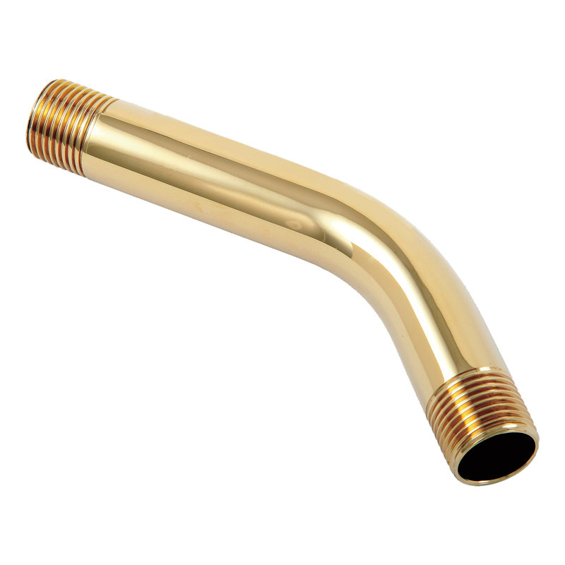 Victorian Replacement Shower Arm, Brilliance Polished Brass
