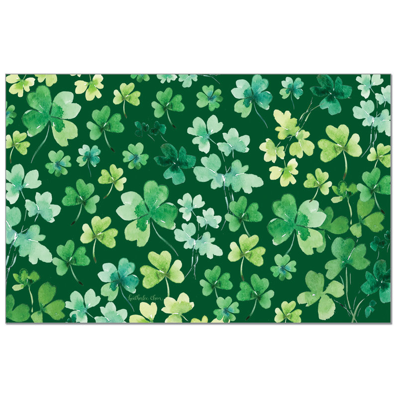 Shamrocks 24-Sheet Premium Paper Placemats