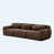 Tissu chocolat est en rupture de stock