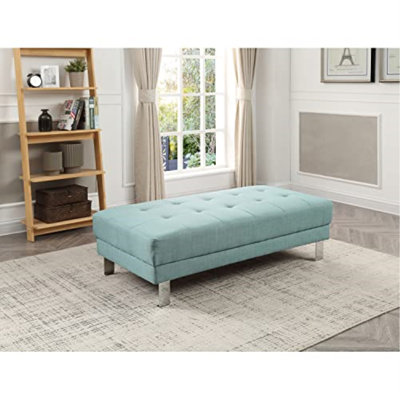 Plaza 56" Wide Tufted Rectangle Standard Ottoman by Glory Furniture