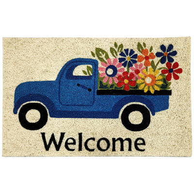 Tapis de porte d'extérieur antidérapant Ladavid