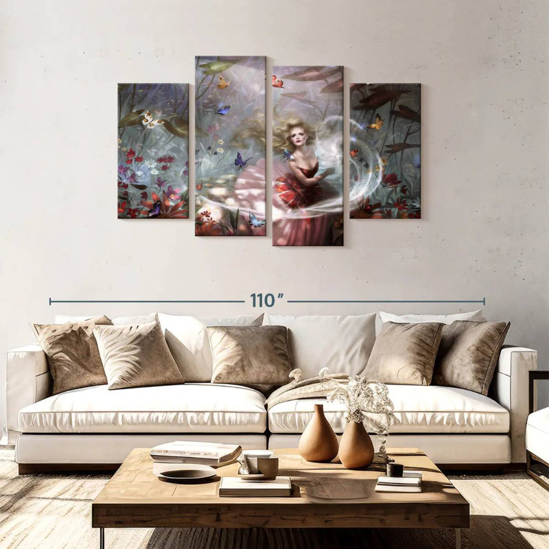 Kelan Make A Wish Fairy, 48" H x 75" W