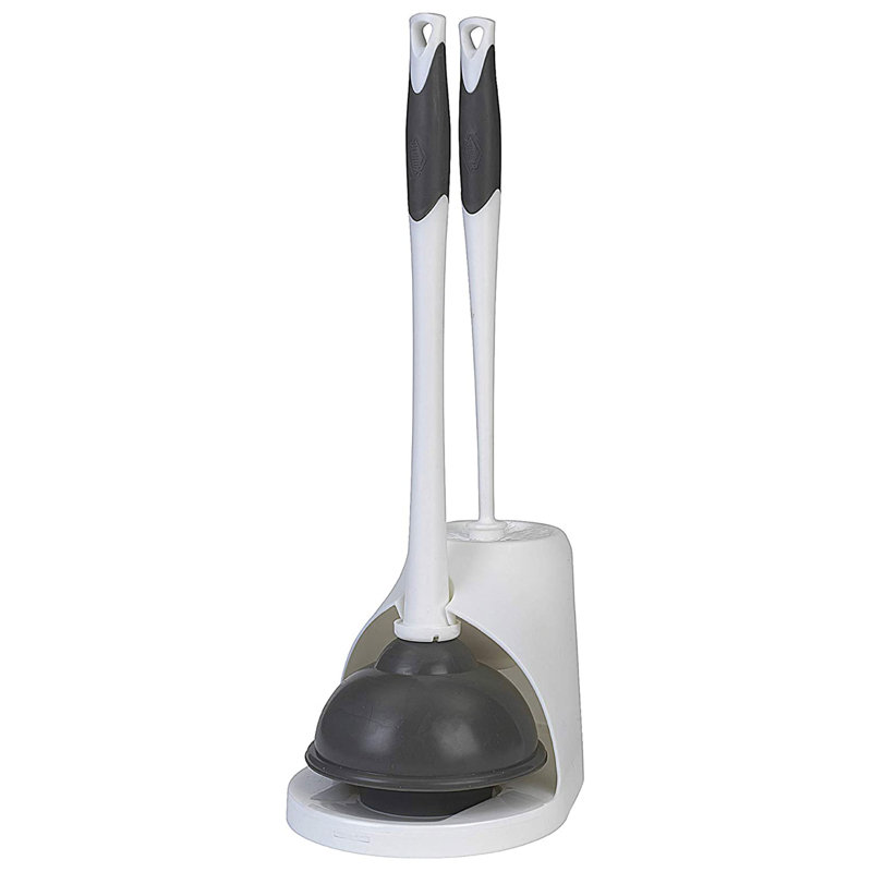 Bradshaw Home Plastic Toilet Brush Set