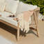 Wooden Garden Corner Dining Sofa Set with LED Parasol-1563300143