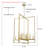 Twedt 12-Light Dimmable Geometric Chandelier -1422466004