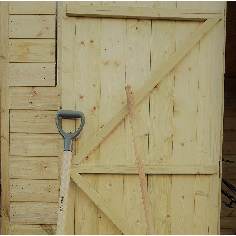 Shiplap Pent Wooden Shed, 14ft. W x 4ft. D