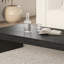Table basse noire rétro