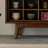 Portable partitioned tea cabinet