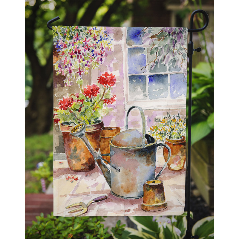 Drapeau de jardin pour jardin, H 15 po x l 11 po